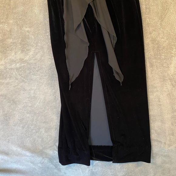 Towers Velvet Maxi Dress Vintage Y2K Whimsigoth Fairy Dark Romantic Size Small - Picture 7 of 9